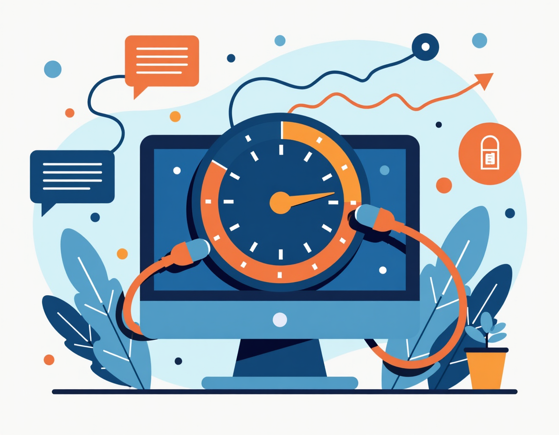 Network Speed Illustration